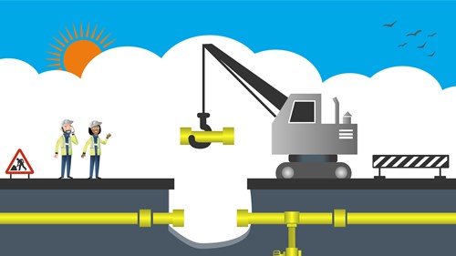 Mountain Ash gas pipe investment