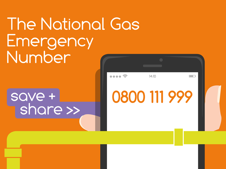 The National Emergency Number. Save & Share. 0800 111 999