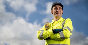 Bleadon gas works complete on time